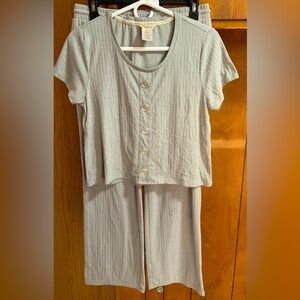 Lucky brand size S gray pajamas